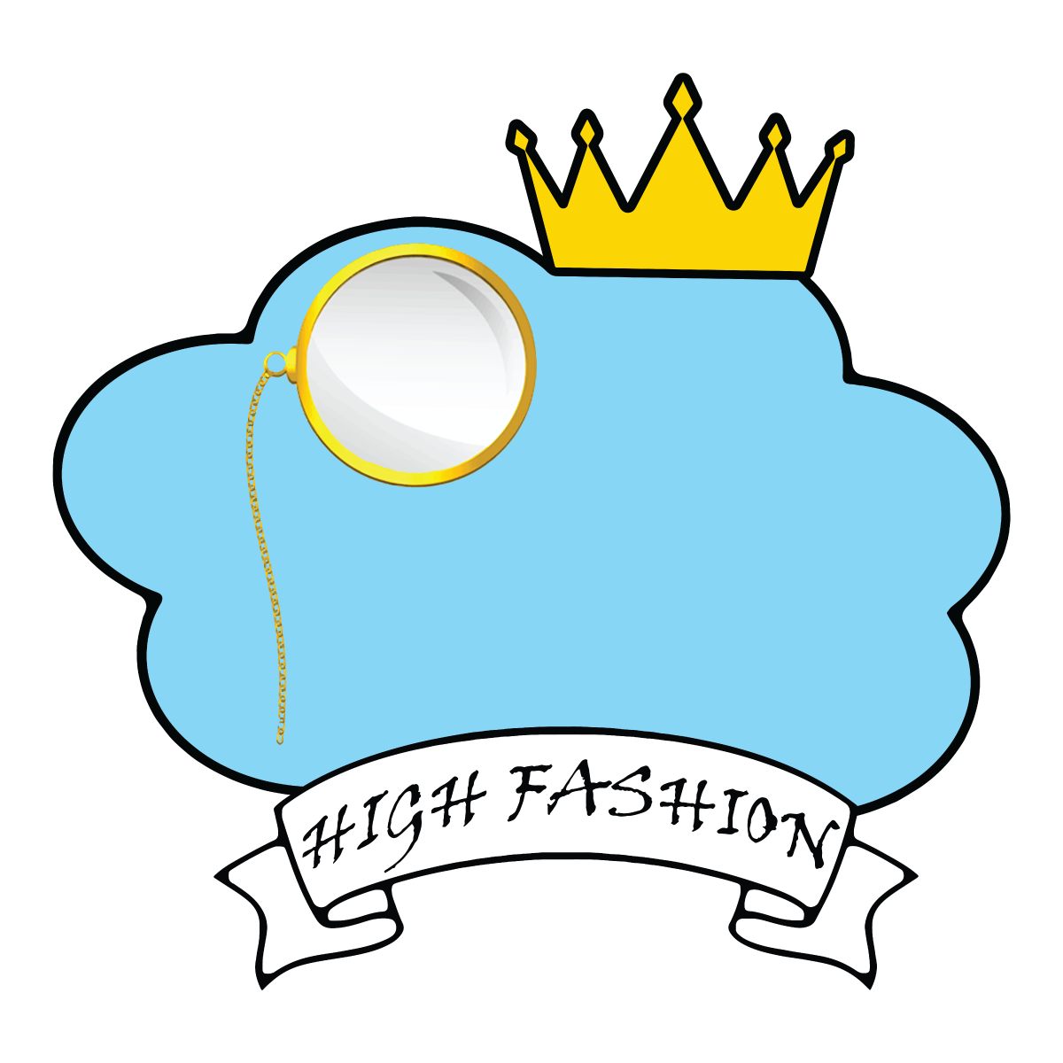 High Fashion Sticker